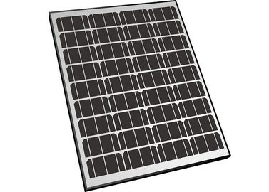 Painéis solares do mono silicone de 90 watts para a luz de sinal do tráfego do sistema da geração