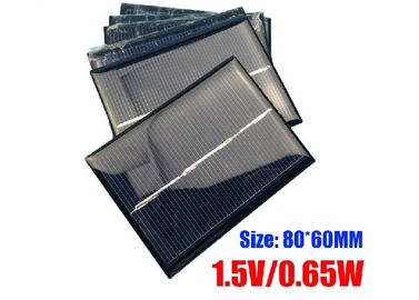 Painéis solares do silicone policristalino da dimensão de 60 x de 80mm para a luz portátil do jardim