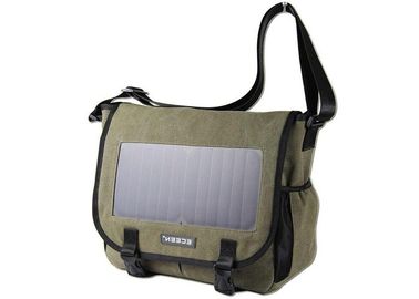 Carregador portátil Output USB posto solar material de Bookbag do poliéster para o telefone celular