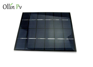 Mono/mini bateria poli dos painéis solares 2w 6v do silicone fácil leva para a iluminação da jarda