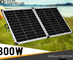 jogos de acampamento de vidro dobráveis dos painéis solares de 250W 300W 400w