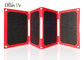 Fácil leve o dispositivo de carregamento fotovoltaico móvel vermelho da dobra solar do saco 4 do carregador