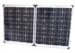 Painel solar dobrável 100w da operação fácil para a fonte de alimentação da casa da emergência