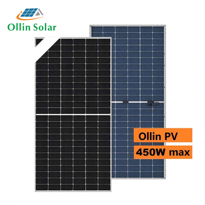 Painel Monocrystalline 440W 450W 455W da energia solar do módulo do picovolt do painel solar da meia pilha