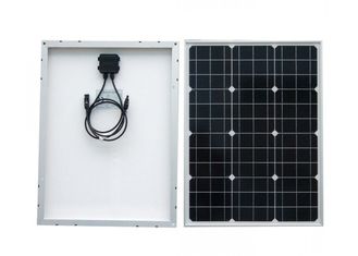 Quadro de alumínio de 50 painéis solares do picovolt do watt mono que carrega para a luz de acampamento solar