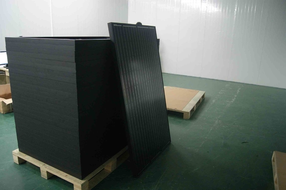 painéis solares de 300w 330w mono inteiramente pretos com backsheet preto do preto do quadro todo o preto