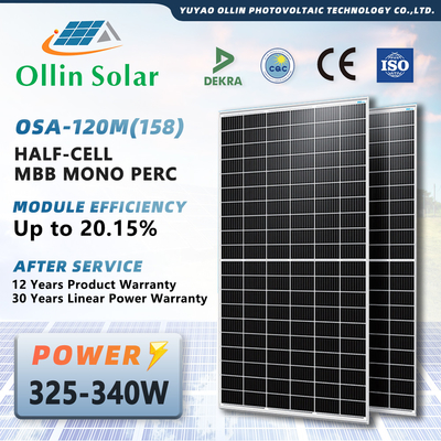 comprar Fora das energias solares da grade o sistema para a casa usou os mono painéis solares 320w 330w 340w 350w 355w online manufacture