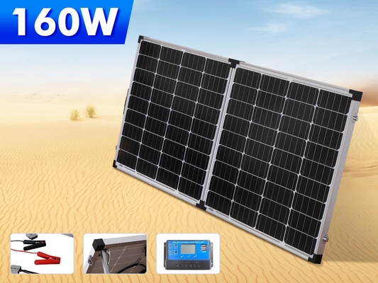 comprar jogos de acampamento de vidro dobráveis dos painéis solares de 160W 200W 400w online manufacture