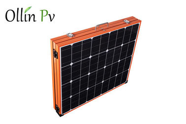 comprar Cor alaranjada que dobra os painéis solares portáteis para a instalação fácil de acampamento online manufacture