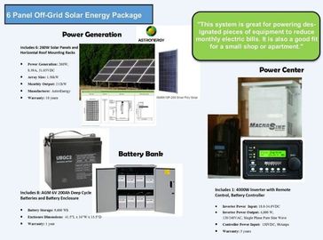 comprar O LCD indica sistemas domésticos das energias solares com os interruptores da C.A./C.C. online manufacture