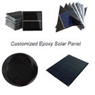 Painel solar pequeno feito-à-medida, painel solar de resina de cola Epoxy para a bateria conduzida da luz do jardim