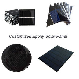 comprar Painel solar pequeno feito-à-medida, painel solar de resina de cola Epoxy para a bateria conduzida da luz do jardim online manufacture