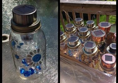 comprar Mini painel solar redondo de resina de cola Epoxy que carrega para tampas leves solares plásticas online manufacture