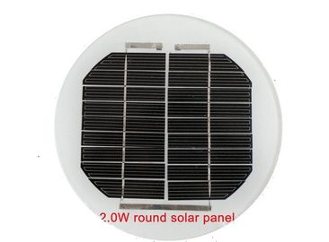 comprar Preto painel solar redondo de 2 watts nenhum carregador do quadro para o mini sinal online manufacture