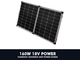 jogos de acampamento de vidro dobráveis dos painéis solares de 160W 200W 400w