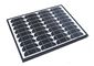 Painéis solares Monocrystalline do quadro preto de 60 watts para o carregador de bateria 12v fora da grade