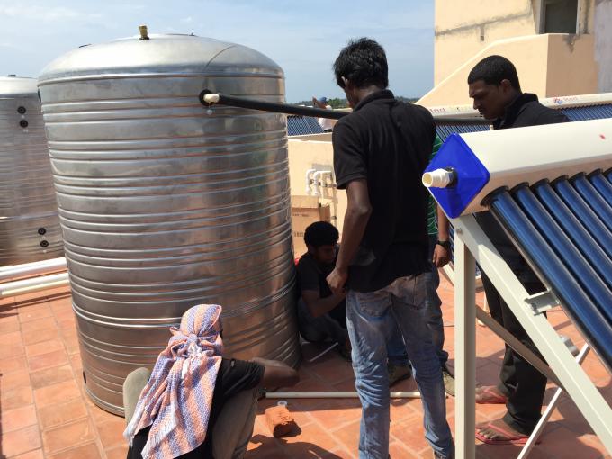 Não sistema de aquecimento de água do painel solar do Ul do Ce da pressão 3