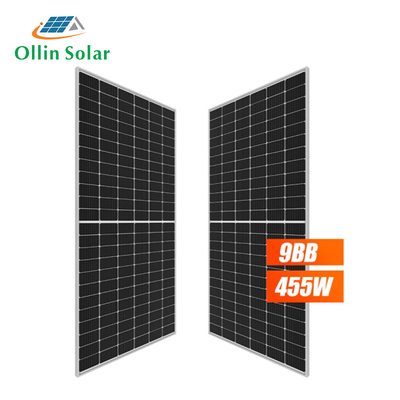 Painel solar impermeável 400W 420W 430W 440W 450W de 144 pilhas da metade