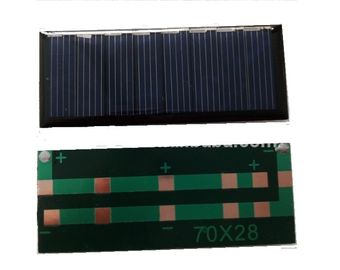 Painel solar 2v 0.6w da cola Epoxy policristalina do OEM da bateria de Diy da placa do silicone
