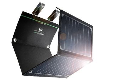 Carregador alaranjado de USB do painel solar da cor, carregador de bateria solar impermeável portátil