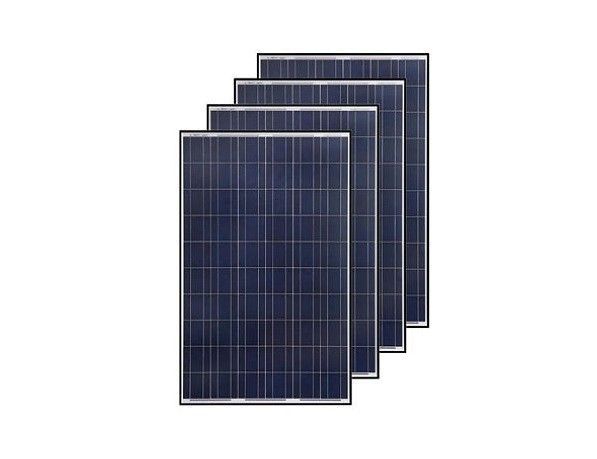 Água de carregamento da bateria da célula solar policristalina do painel solar que bombeia fora - o sistema de grade 1