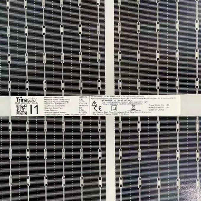 Q1 Painel Solar Monocristalino Trina 445W 450W 500W 600W 700W 1